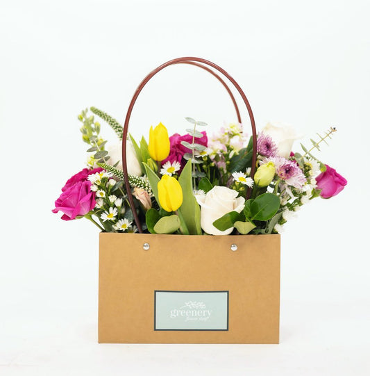 Bloom Flower Bag - Kraft