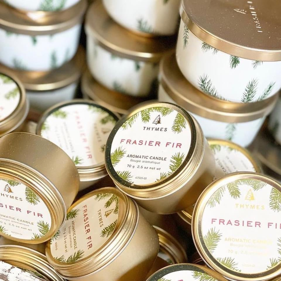 Frasier Fir Poured Candle, Travel Tin