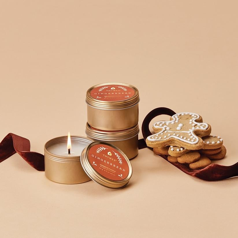 Gingerbread Travel Tin Candle