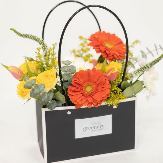 Bloom Flower Bag - Black