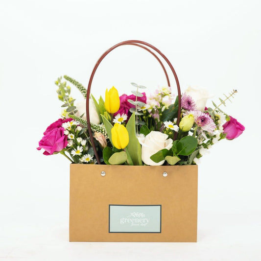 Bloom Flower Bag - Kraft